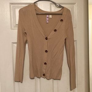 Tan Alya Cardigan